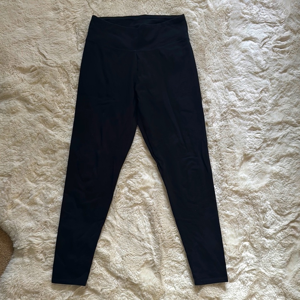 Aerie Cotton Black High-Waisted Leggings